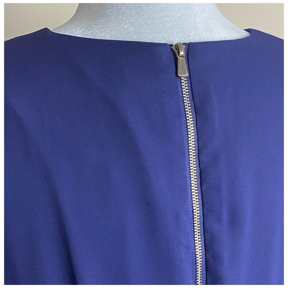 THE LIMITED Dress Sz 8 Astral Aura Purple Bell Sleeve Pleated NWT $99 - Picture 11 of 12